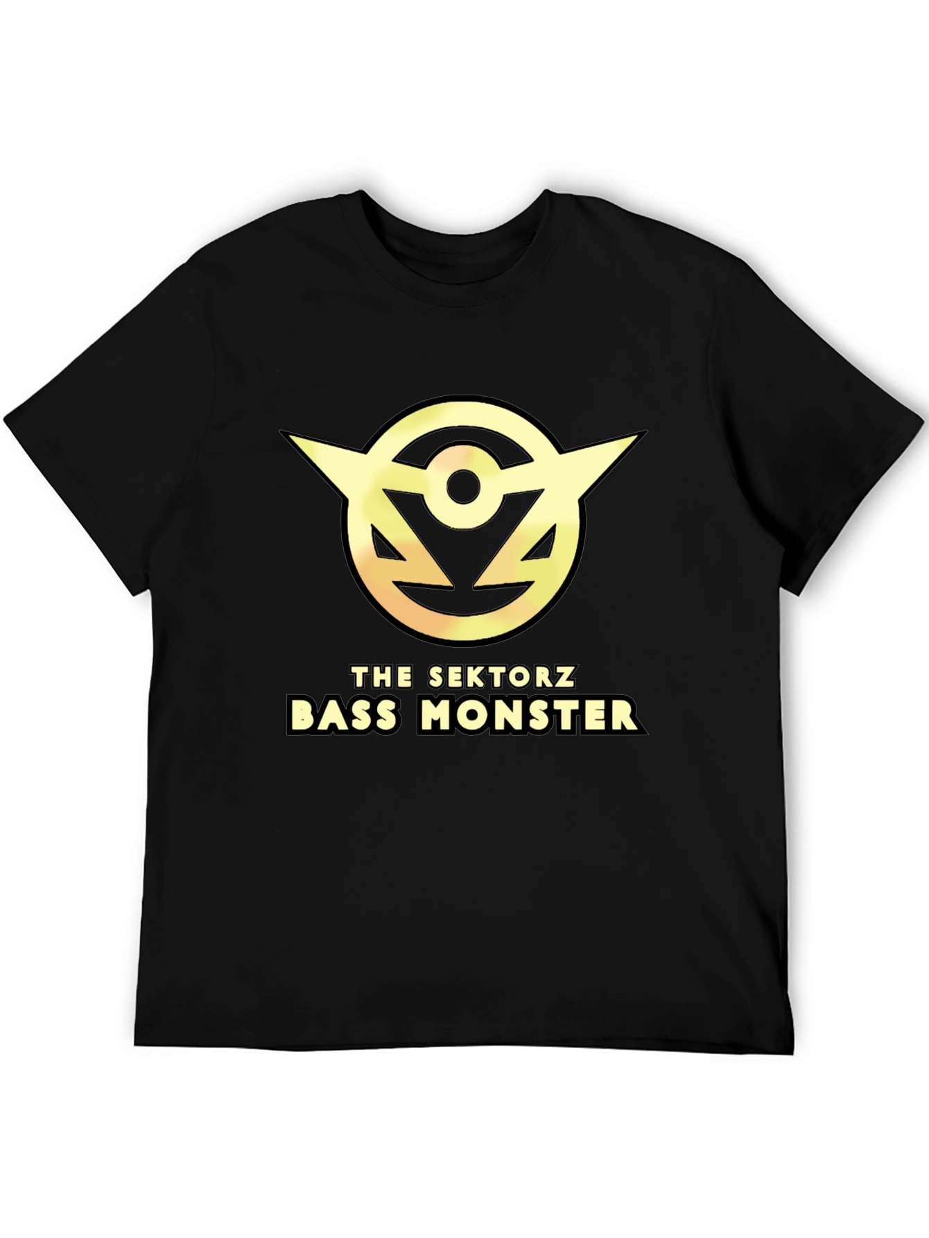 The Sektorz Bass Monster Black Graphic Tee