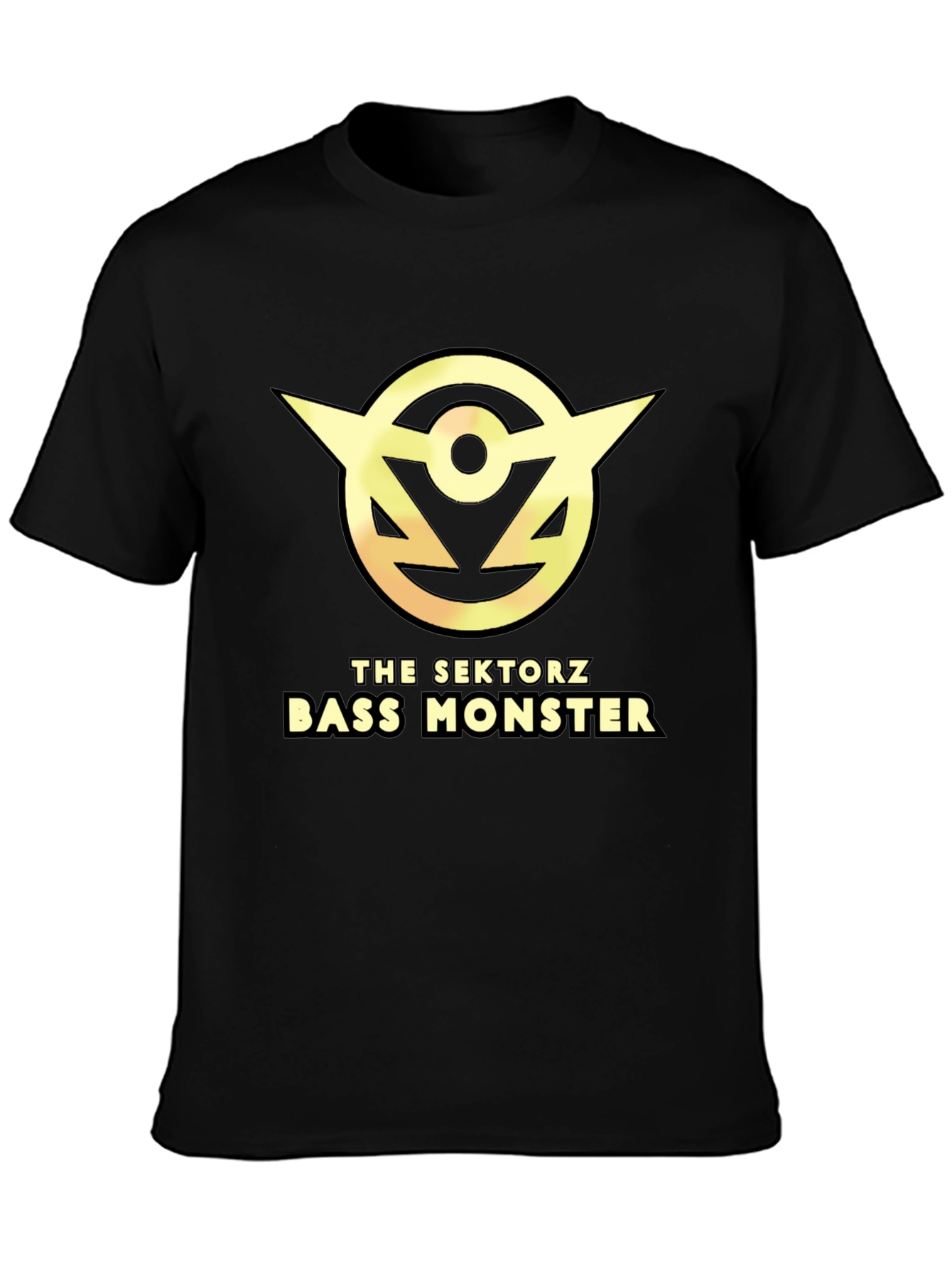 The Sektorz Bass Monster Black Graphic Tee