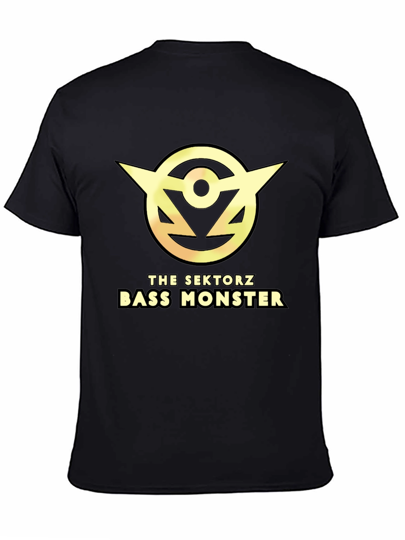 The Sektorz Bass Monster Black Graphic Tee
