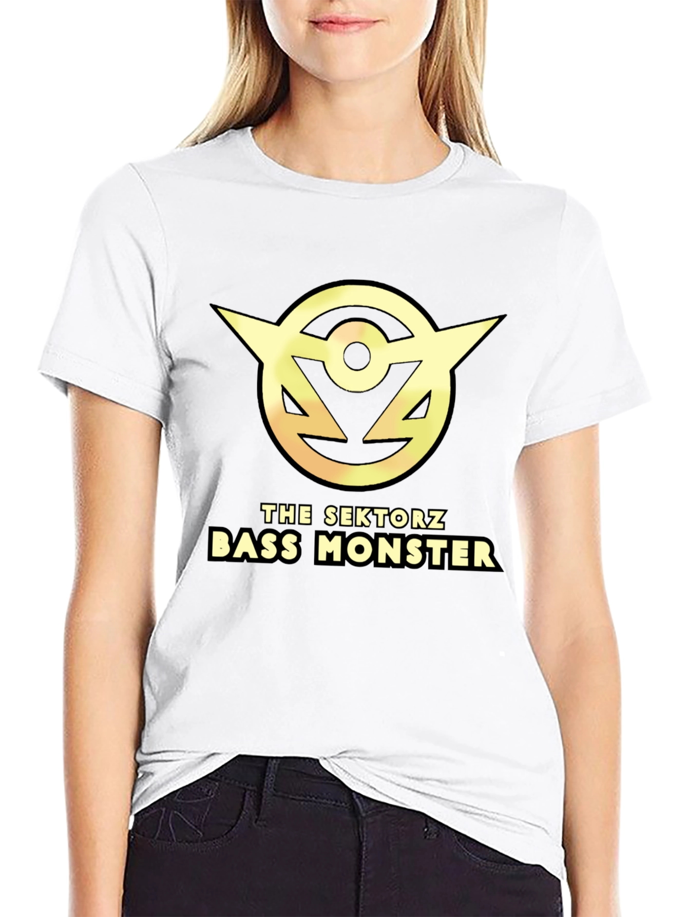 The Sektorz Bass Monster Black Graphic Tee