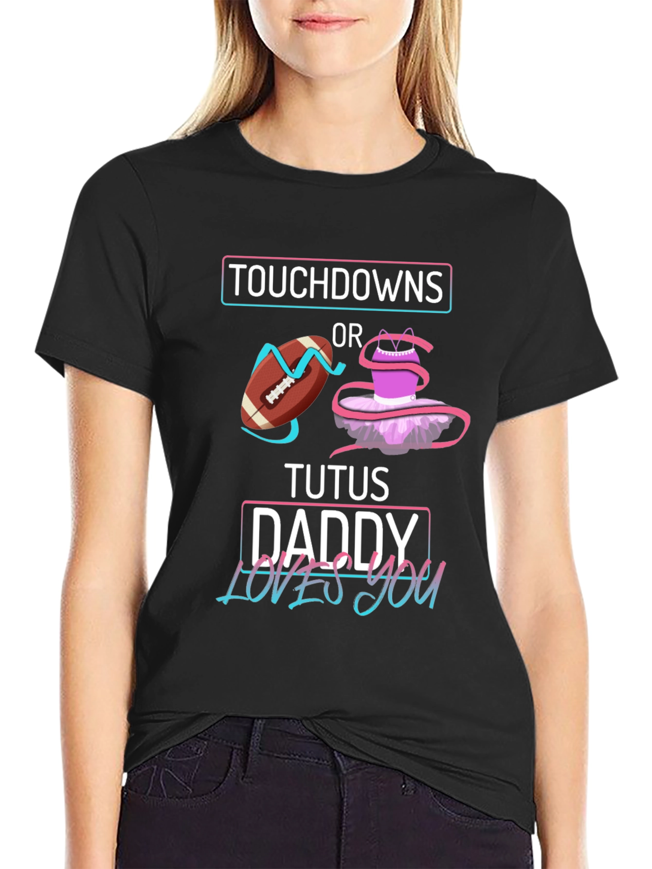 Touchdowns or Tutus Daddy T-Shirt