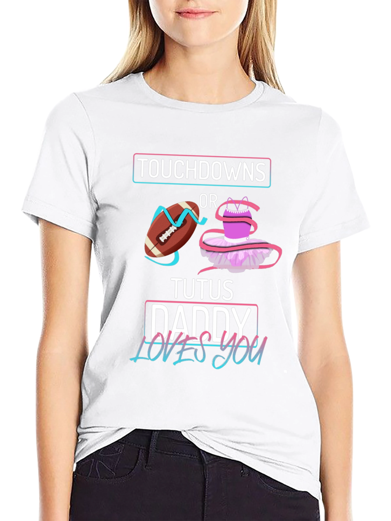 Touchdowns or Tutus Daddy T-Shirt