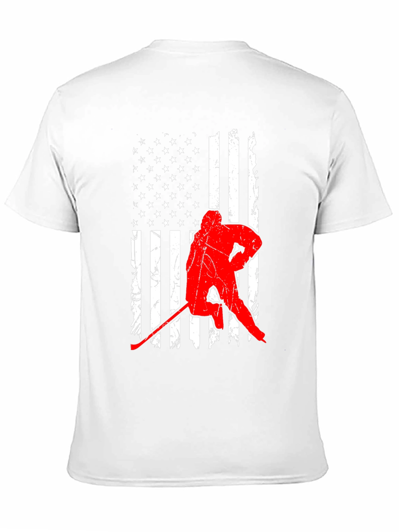 Hockey USA Flag Graphic Tee - Patriotic Sportswear