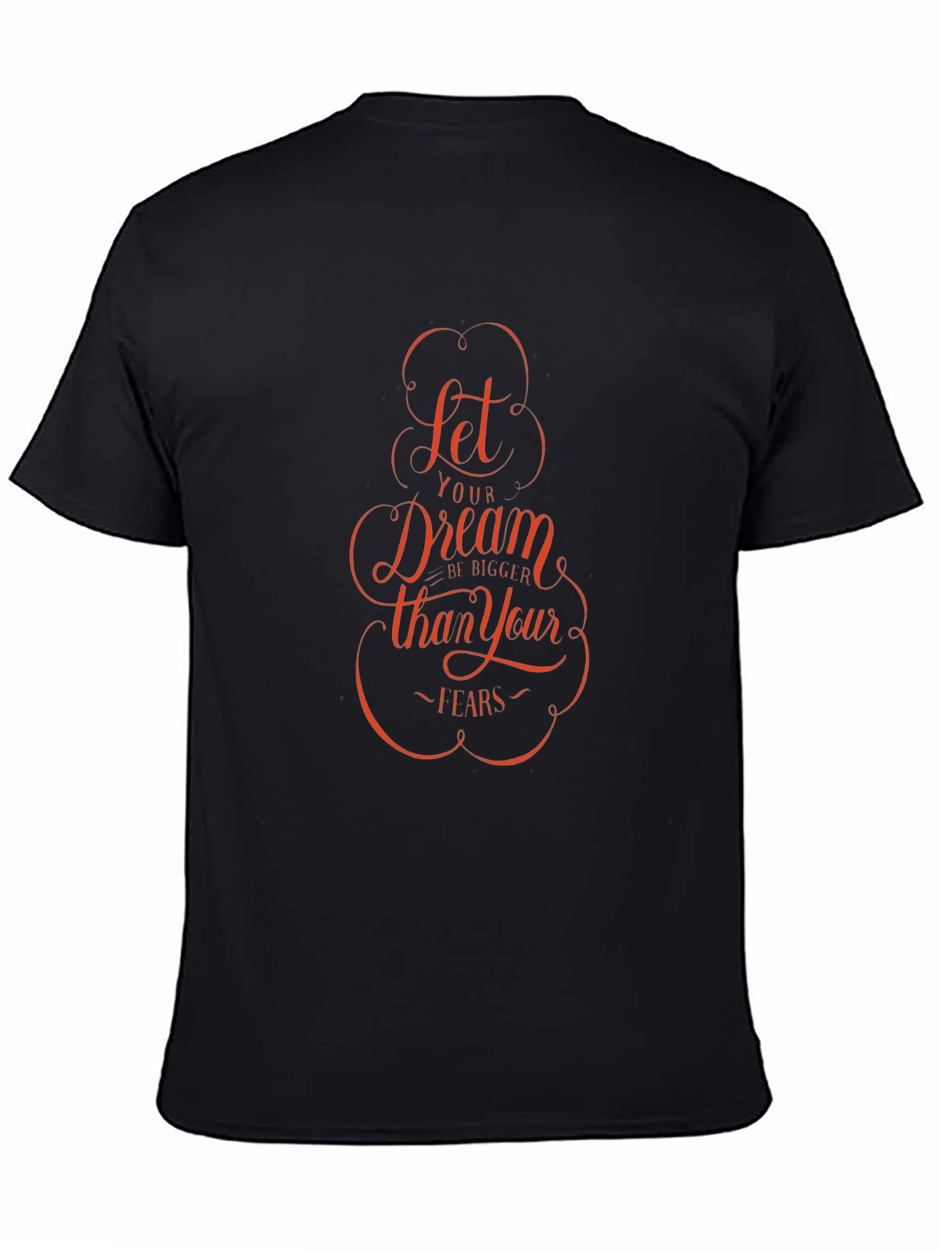 Dream Bigger Graphic Tee - Inspiring Black T-Shirt
