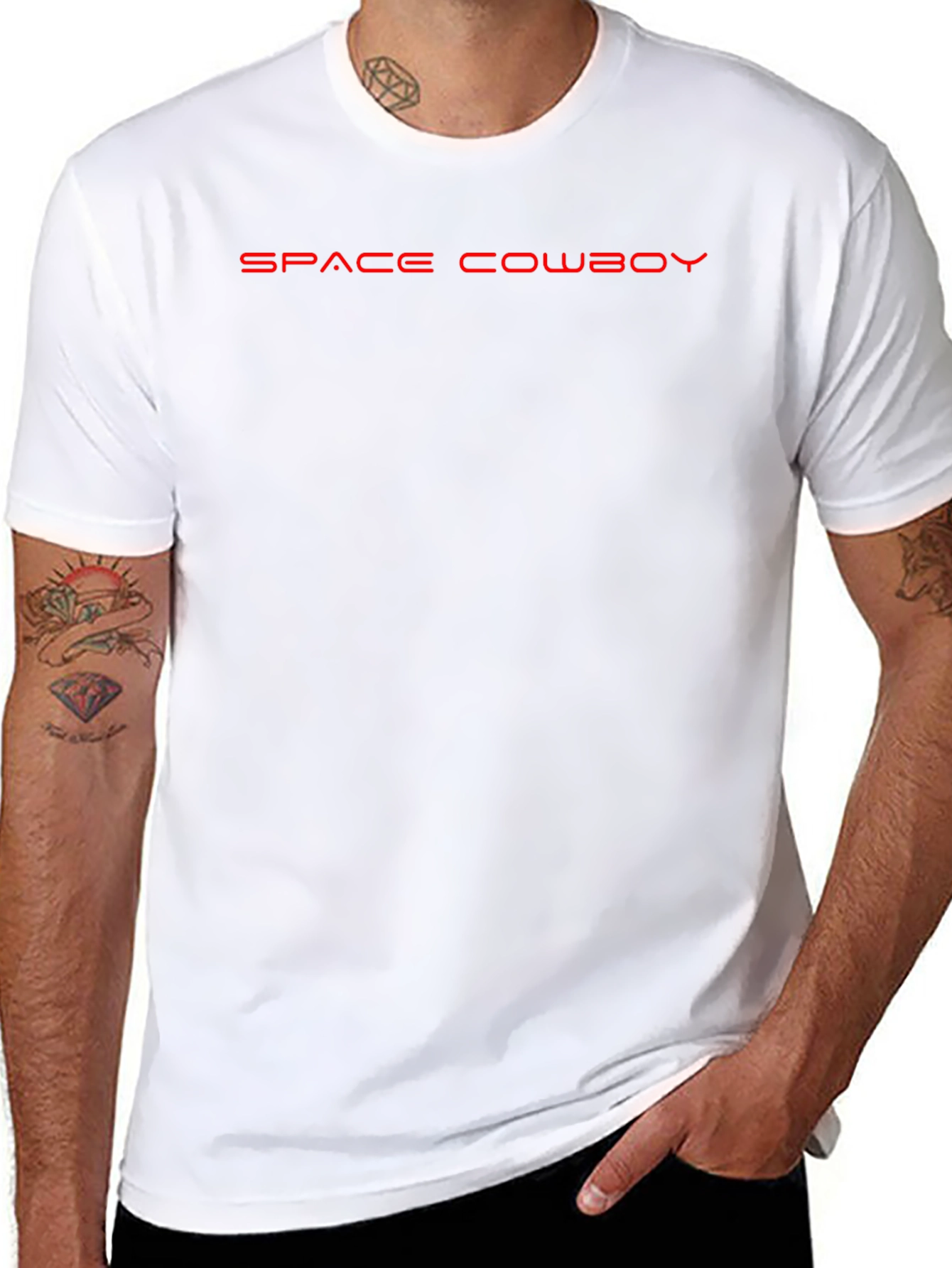 Space Cowboy Graphic Tee - Black
