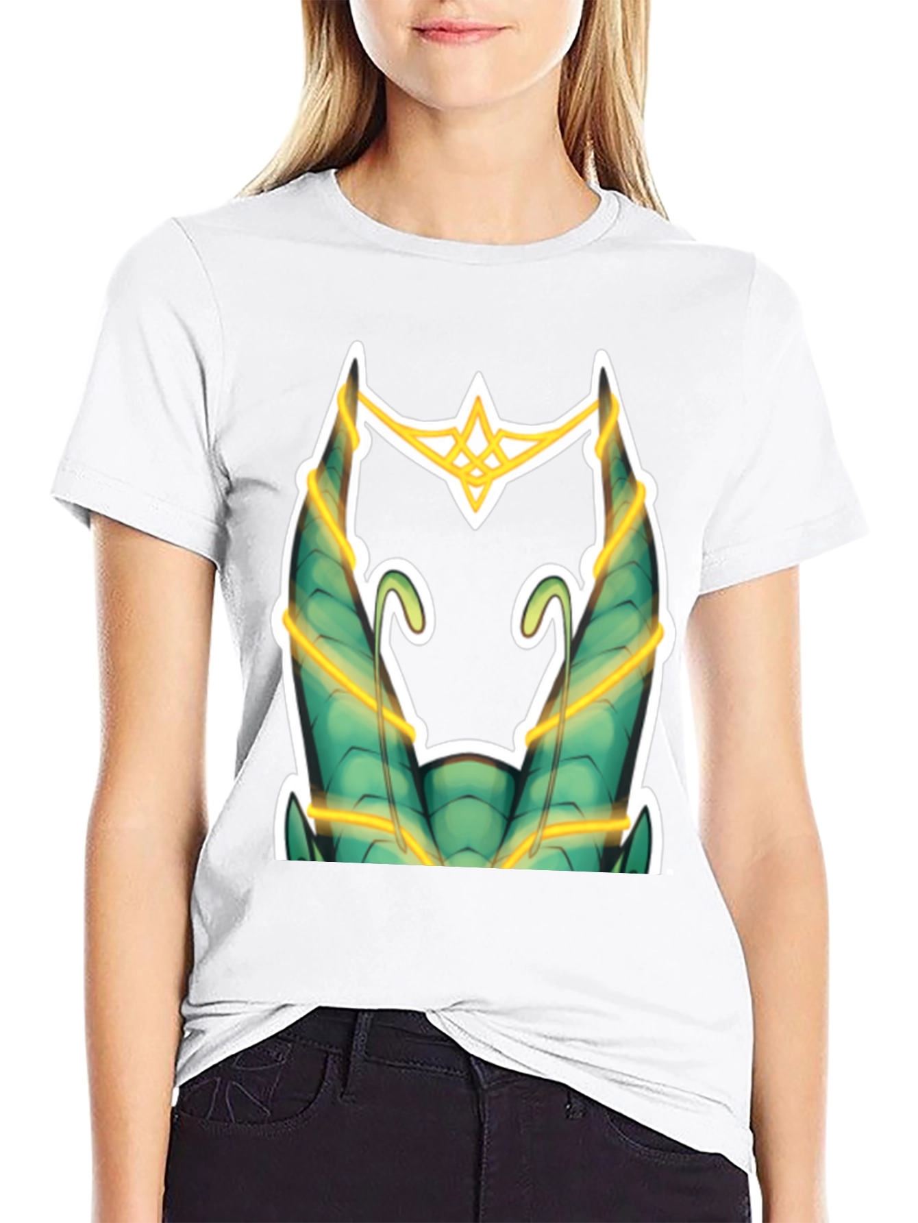 Graphic Tee: Enchanted Horned Crown Design