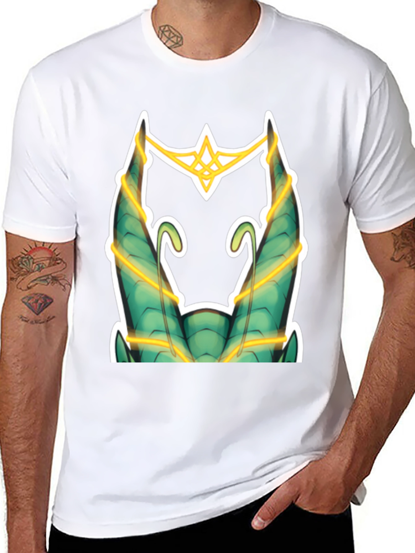 Graphic Tee: Enchanted Horned Crown Design