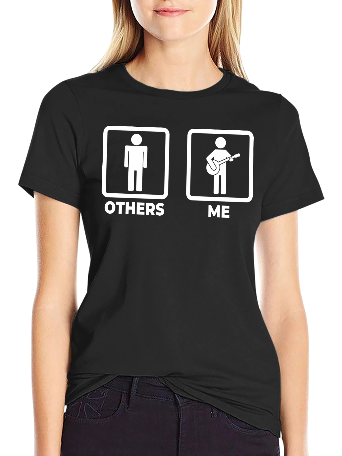 Funny Musician T-Shirt - Others vs. Me Graphic Tee