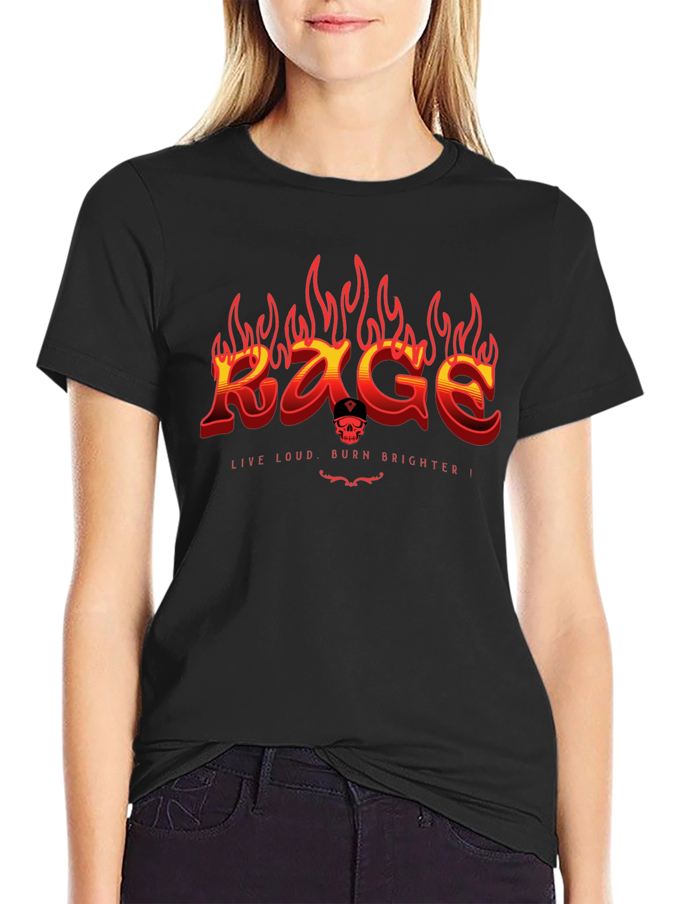 Rage Live Loud Graphic T-Shirt