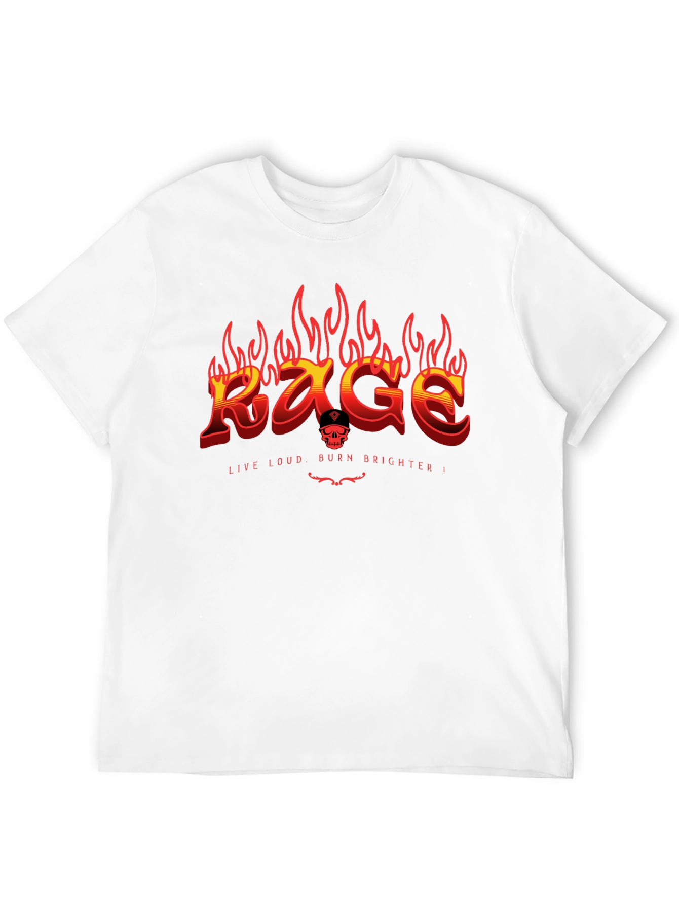 Rage Live Loud Graphic T-Shirt