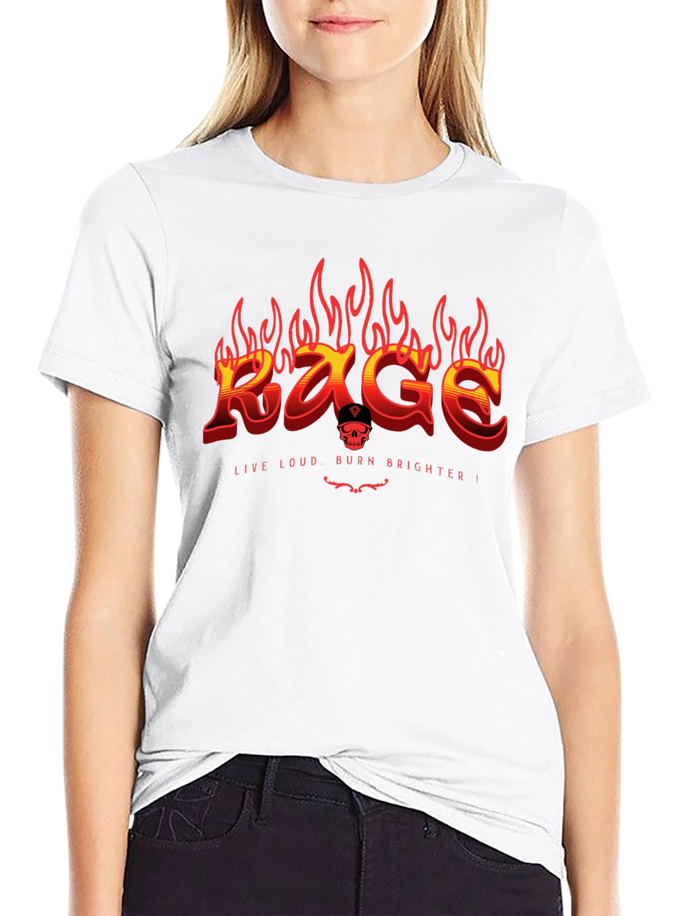 Rage Live Loud Graphic T-Shirt