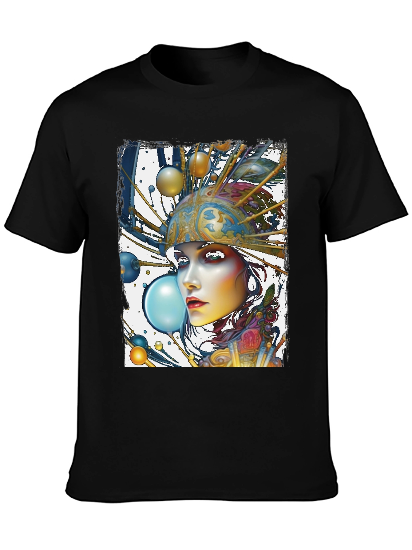 Artsy Woman Graphic Tee - Unique Style