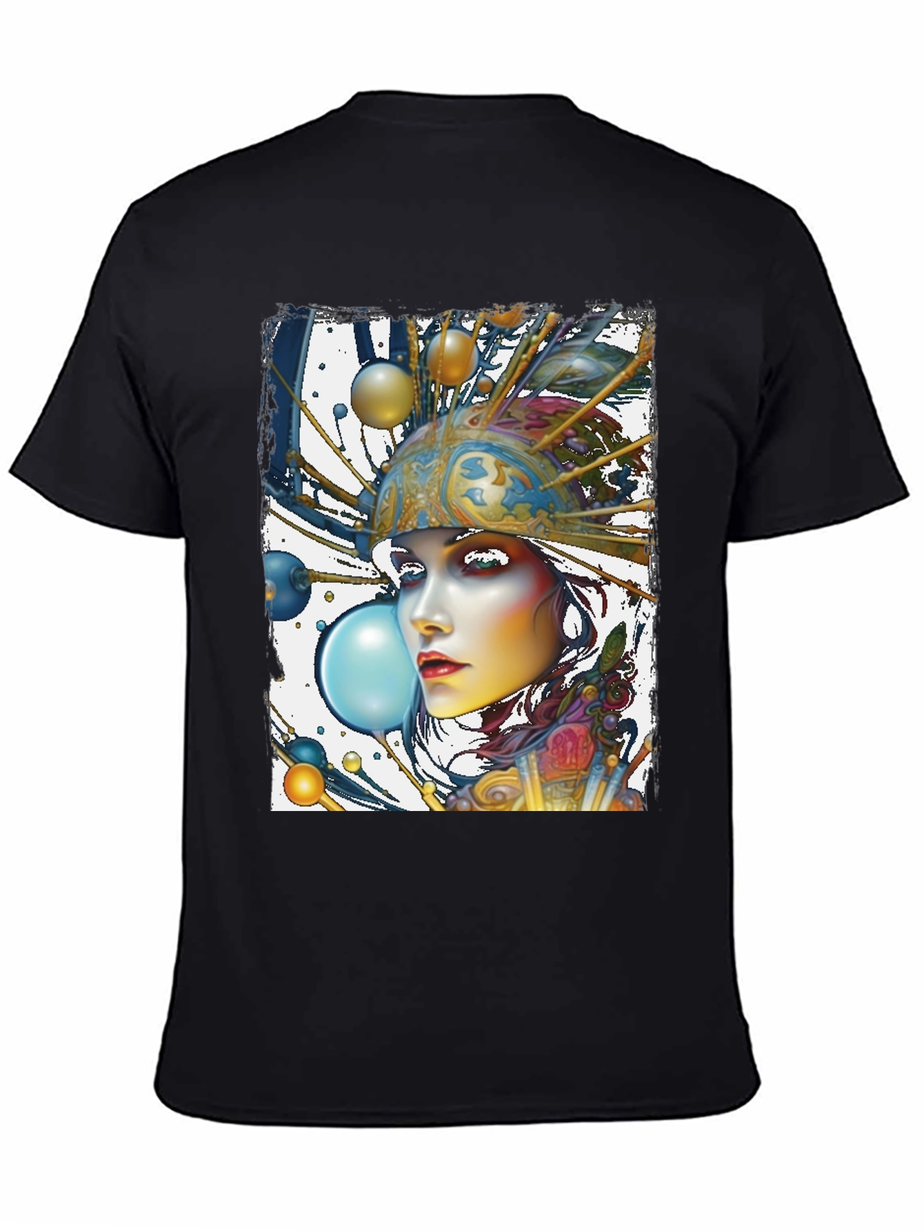 Artsy Woman Graphic Tee - Unique Style