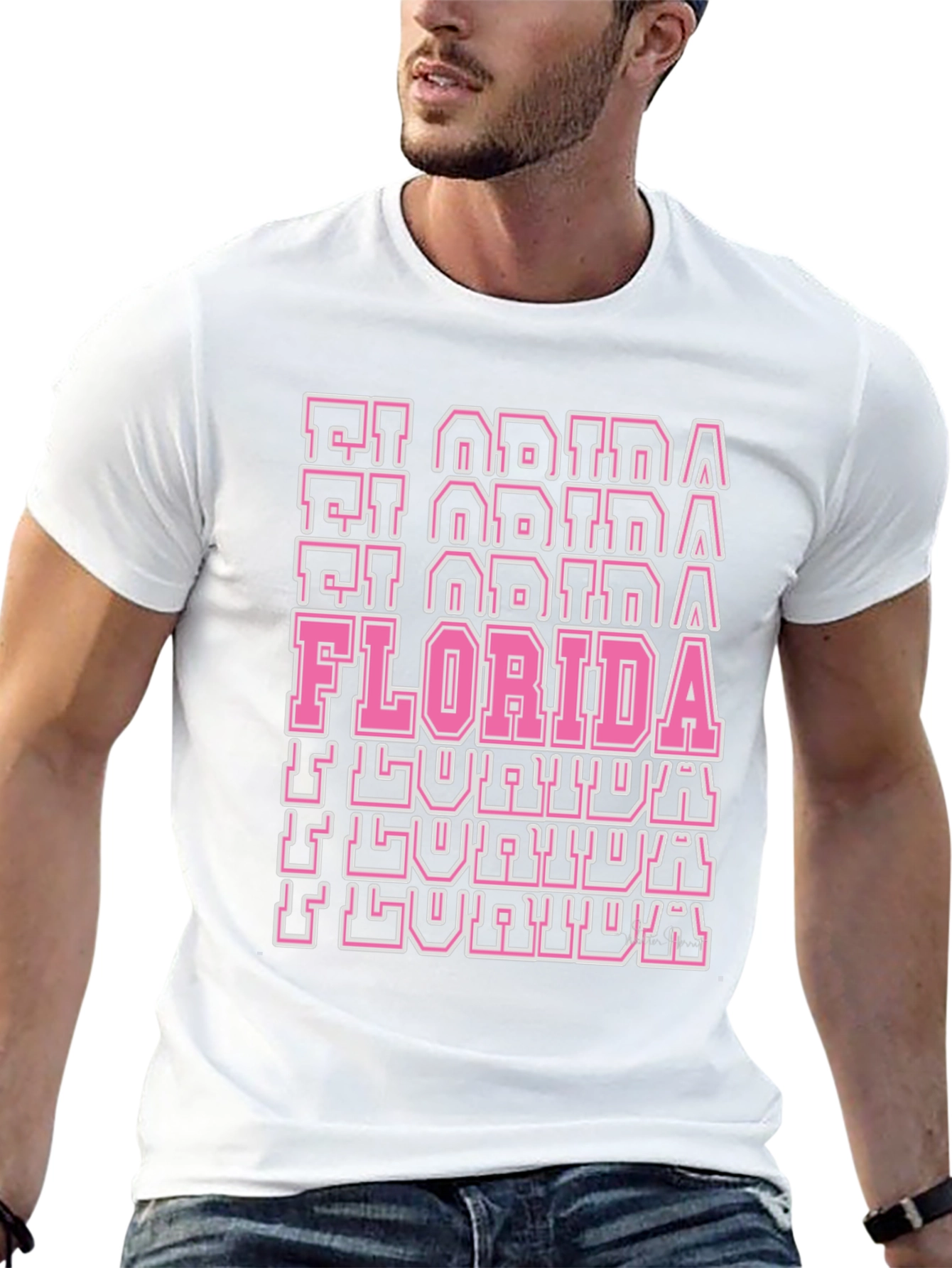 Florida Retro Graphic Print Tee