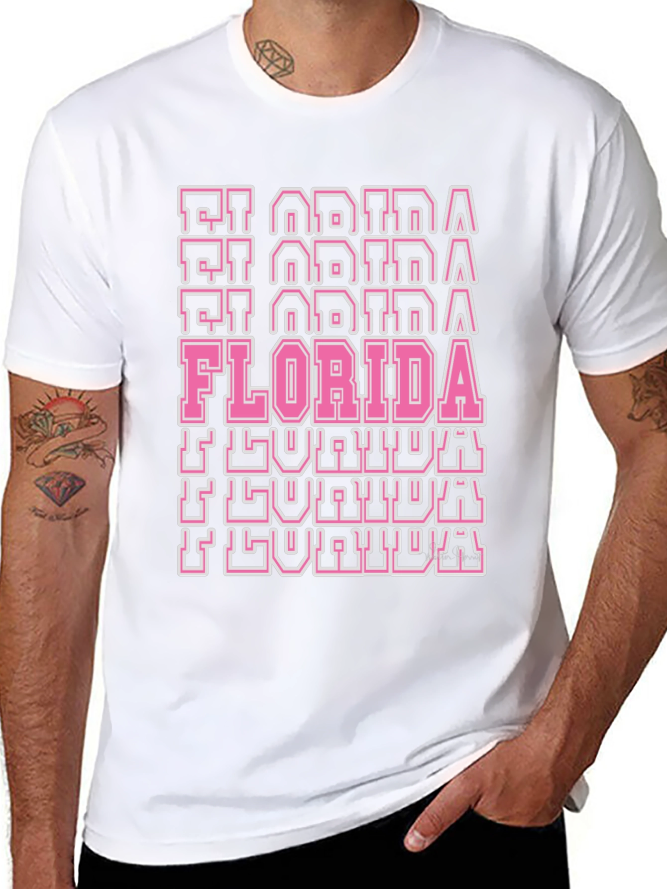 Florida Retro Graphic Print Tee