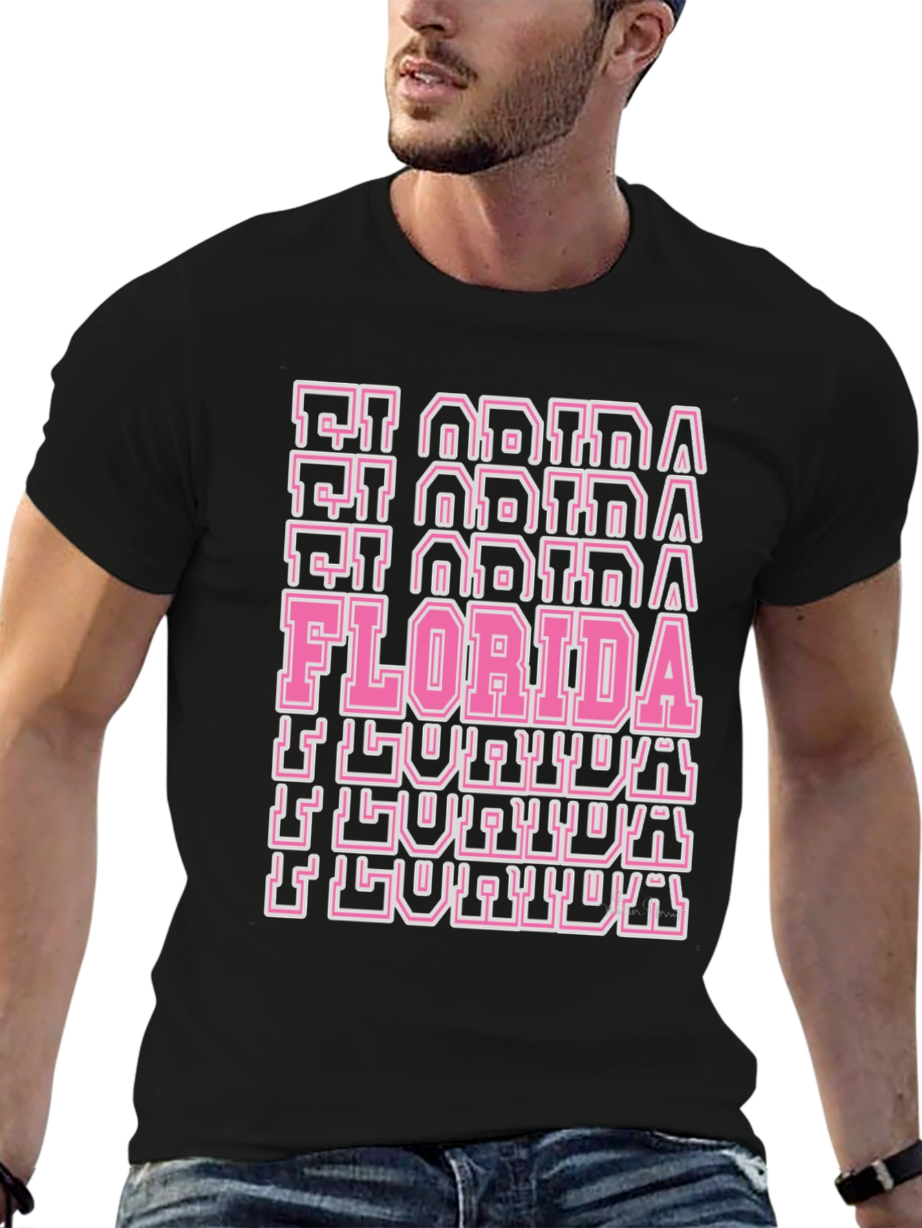 Florida Retro Graphic Print Tee