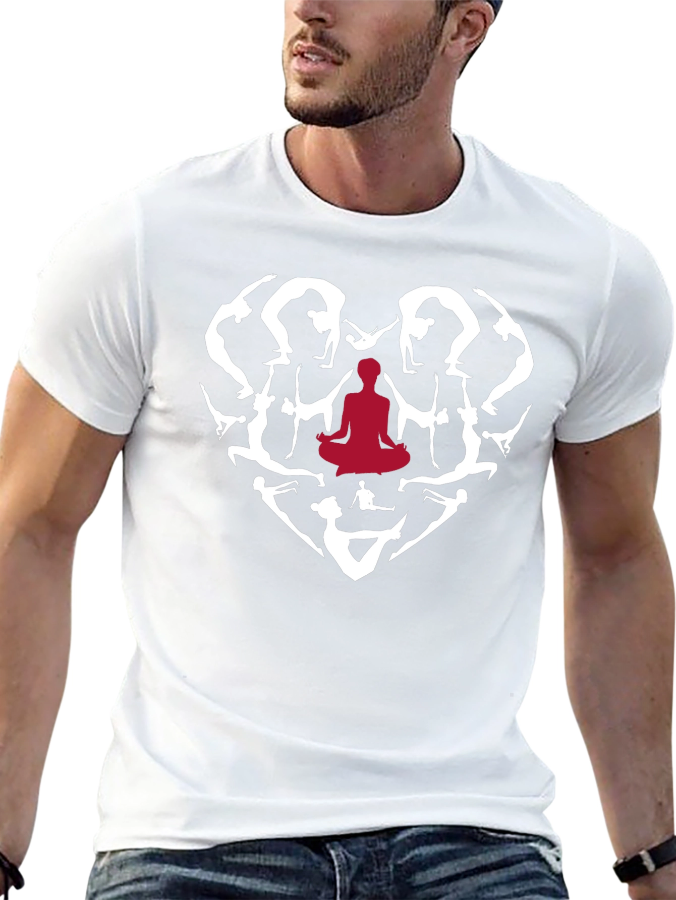 Yoga Heart T-Shirt - Meditate in Style