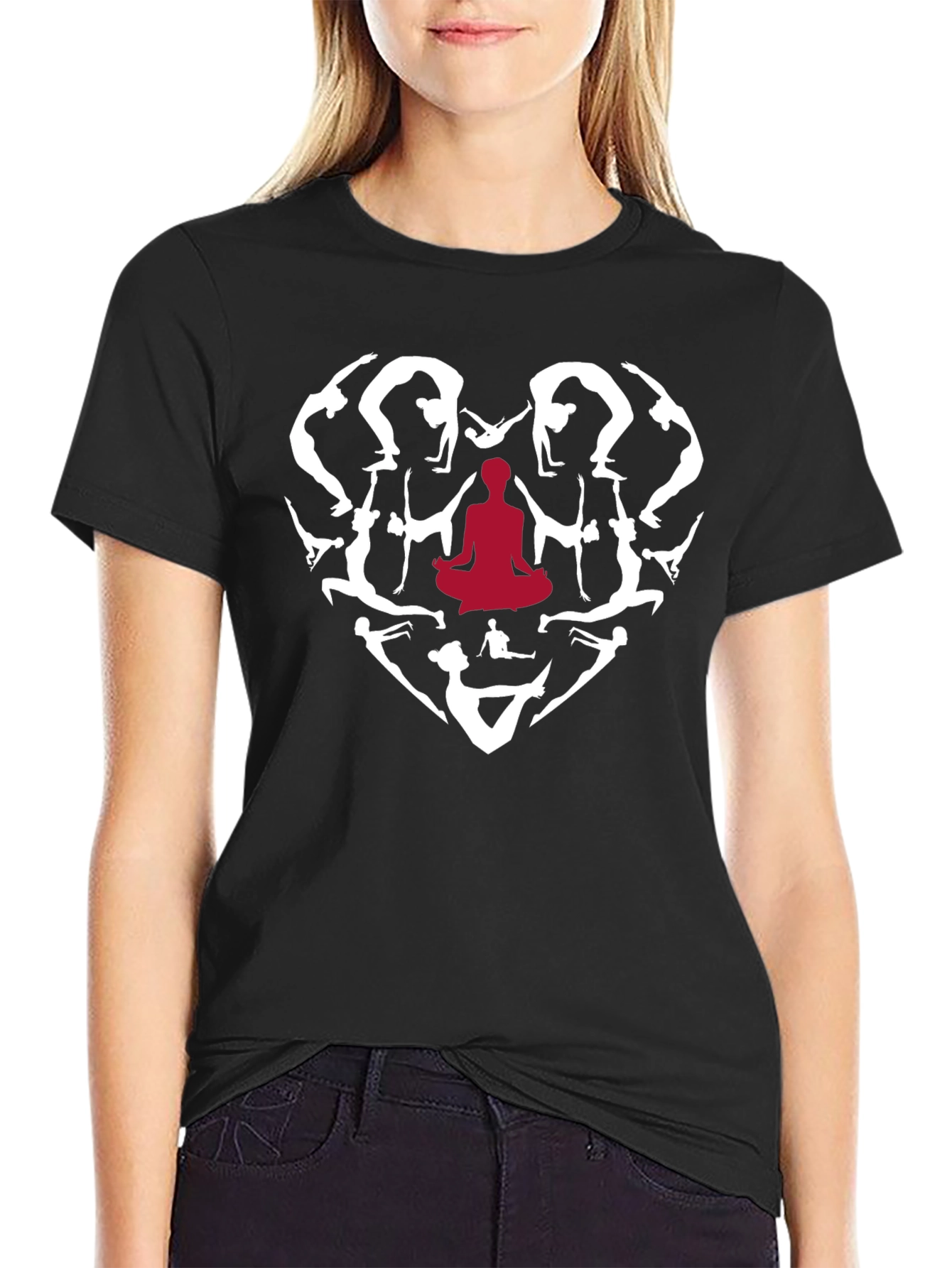 Yoga Heart T-Shirt - Meditate in Style