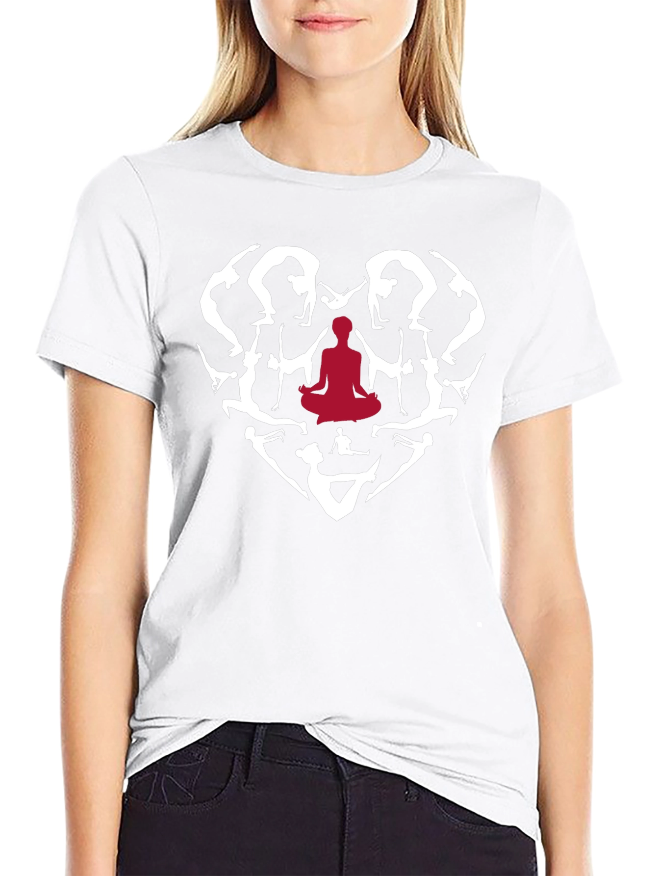 Yoga Heart T-Shirt - Meditate in Style