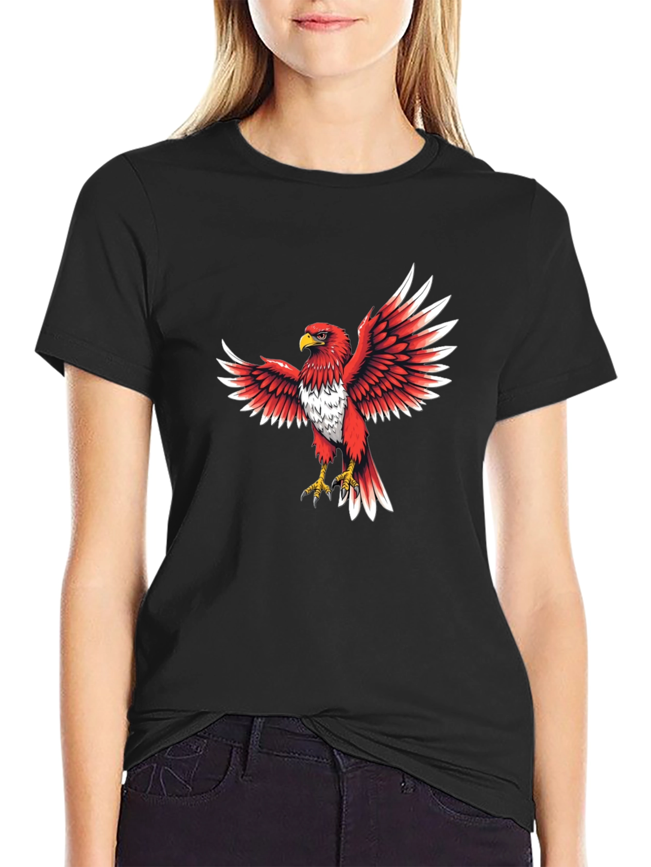 Red Eagle Graphic T-Shirt - Bold & Stylish