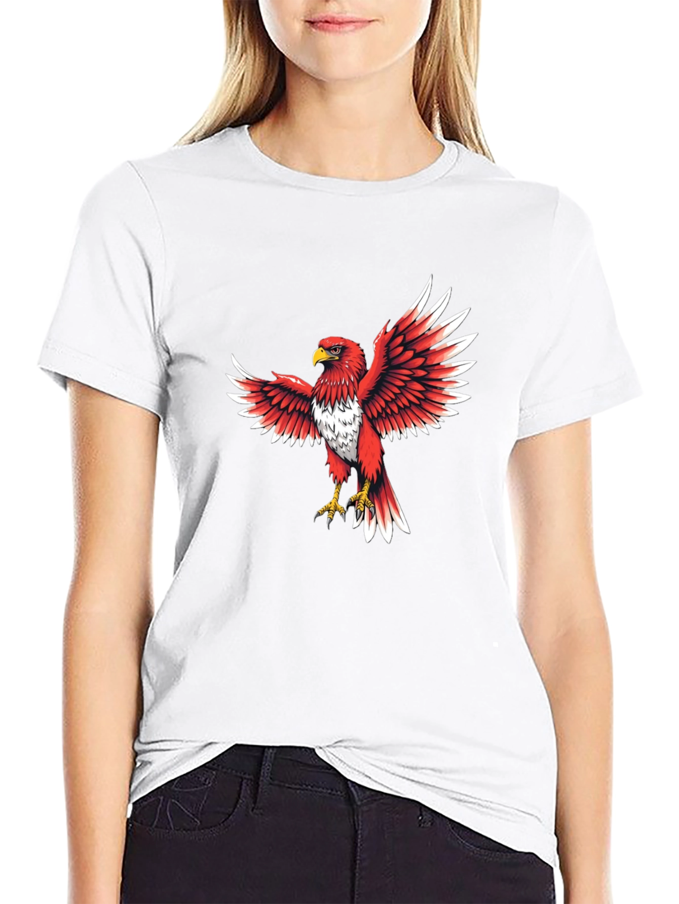 Red Eagle Graphic T-Shirt - Bold & Stylish