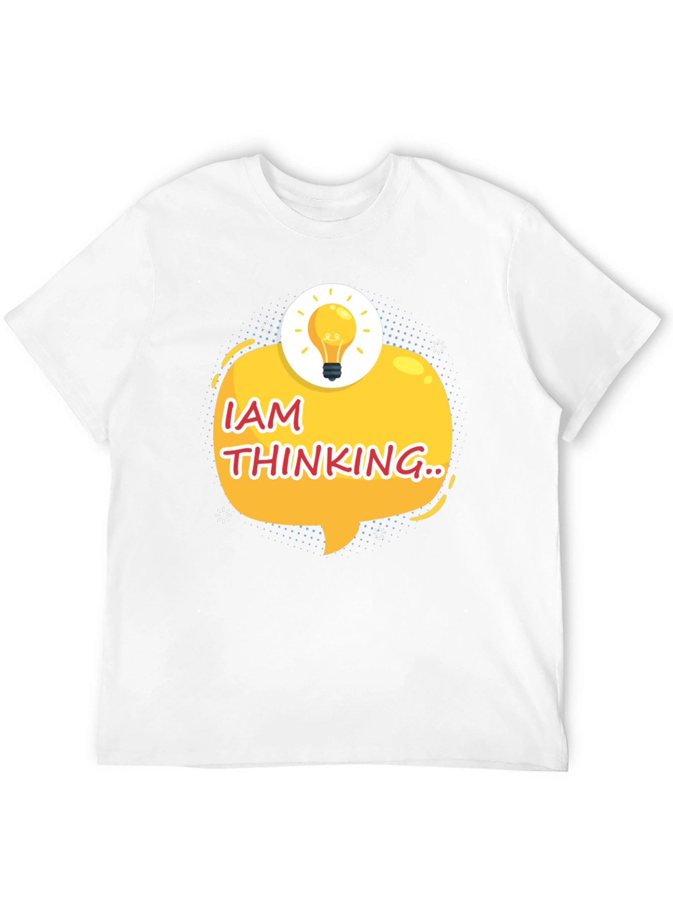I am Thinking Black T-Shirt - Creative Idea Tee