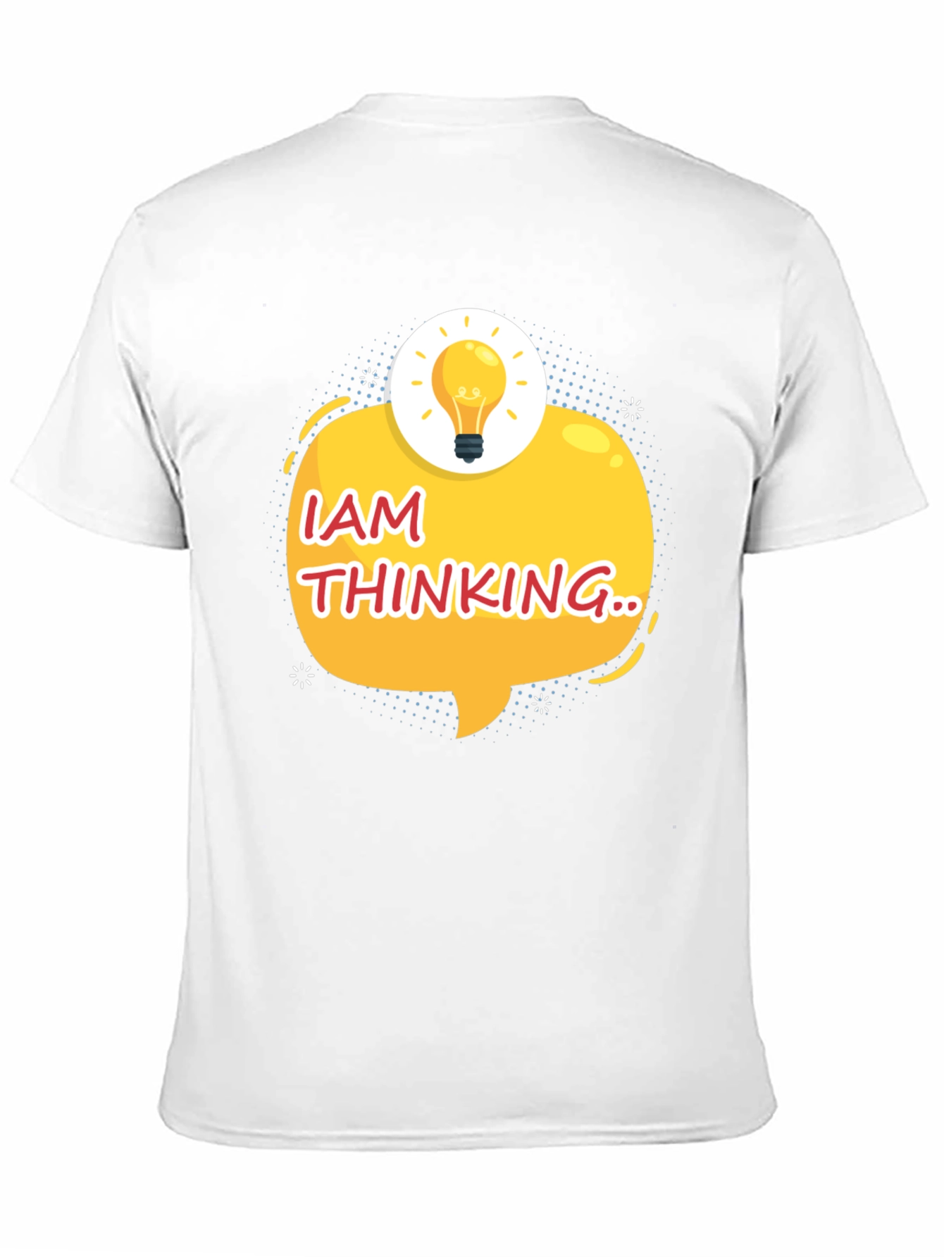 I am Thinking Black T-Shirt - Creative Idea Tee