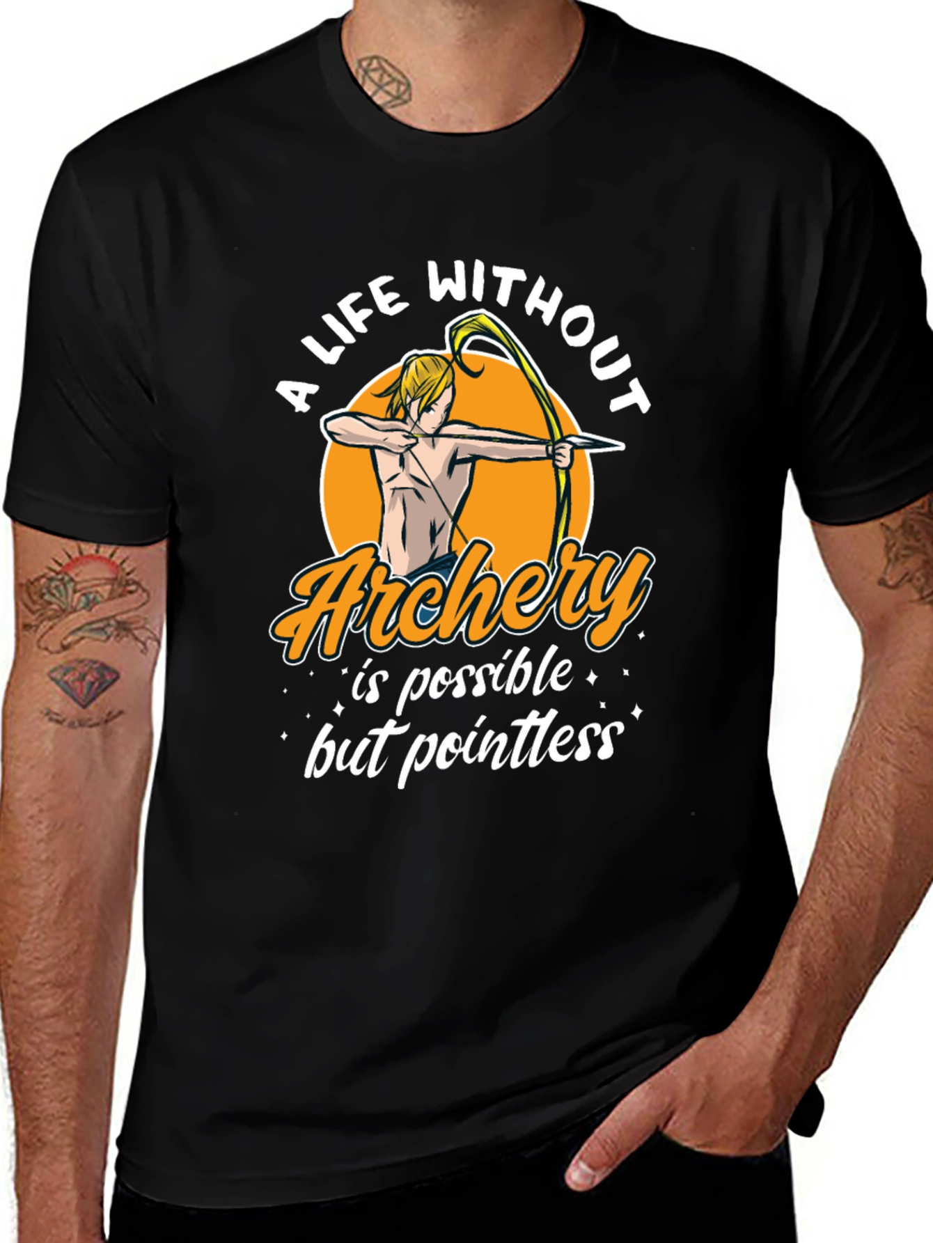 Archery T-Shirt: A Life Without Archery is Pointless