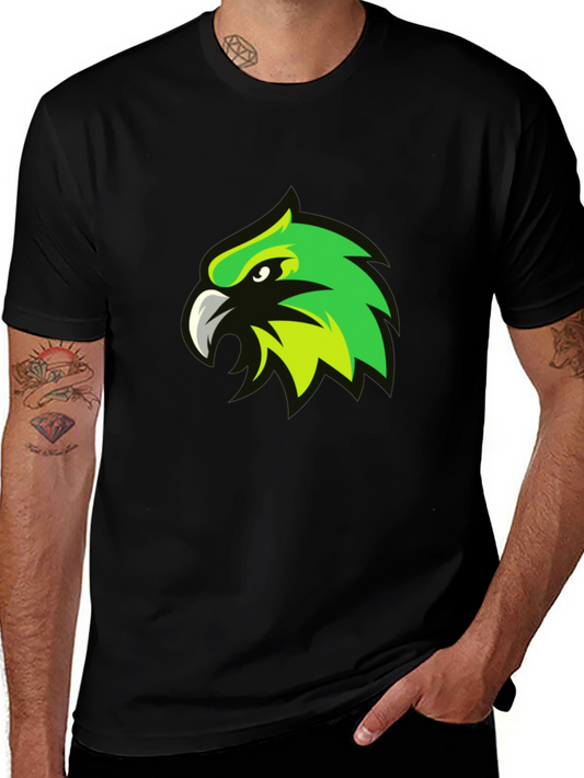 Eagle Graphic Tee - Stylish Mens Black T-Shirt