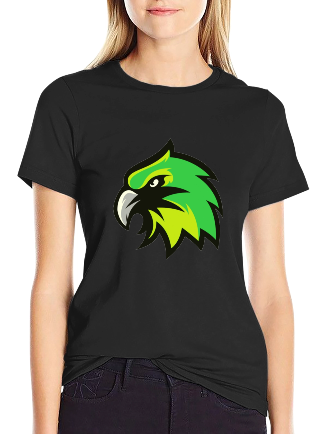 Eagle Graphic Tee - Stylish Mens Black T-Shirt