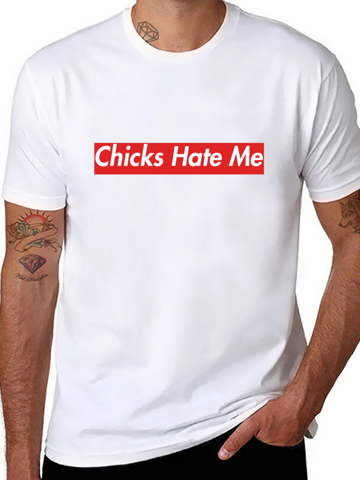 Chicks Hate Me Black Tee - Bold Statement Style