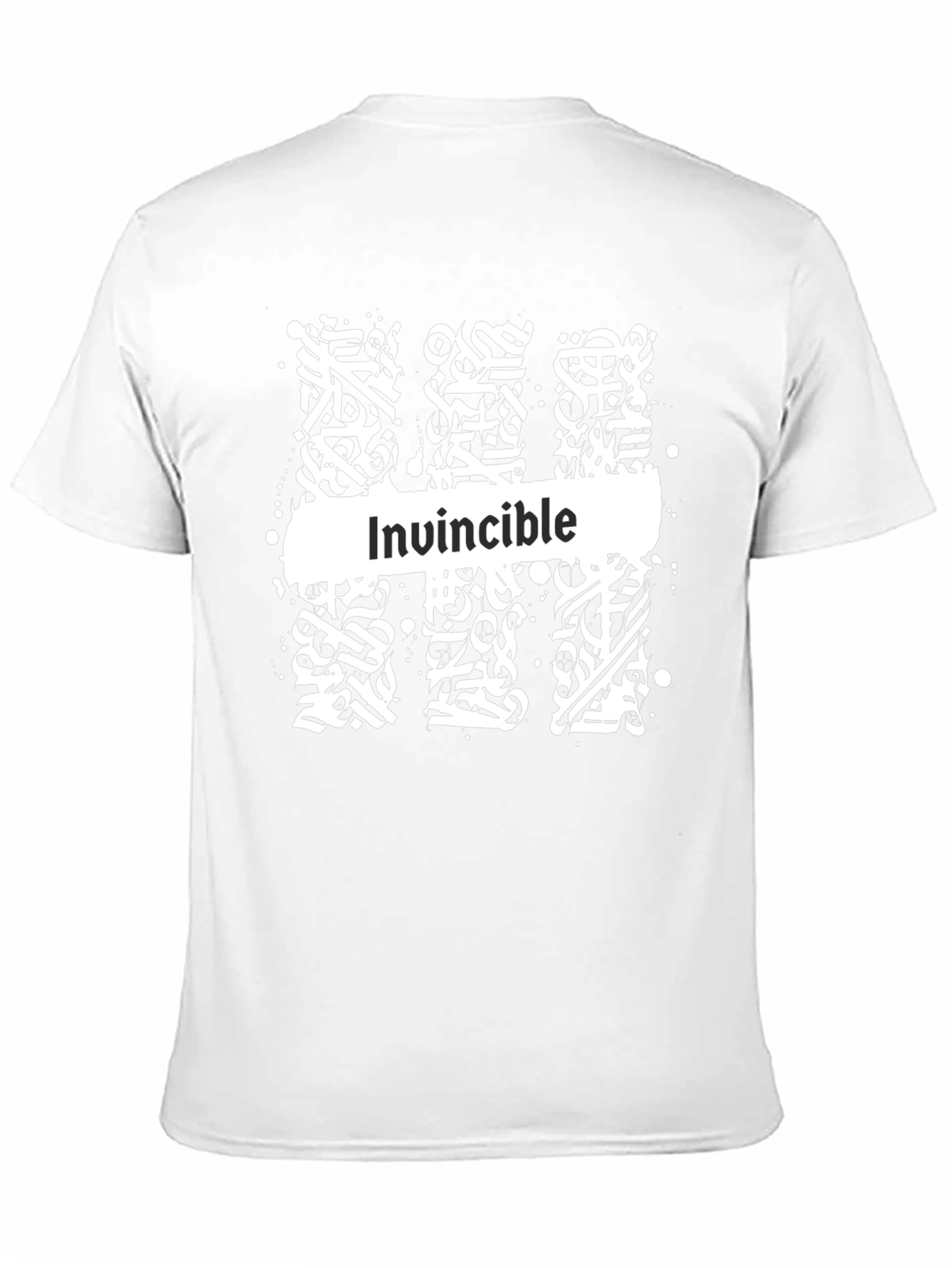 Invincible Graphic Print Black T-Shirt