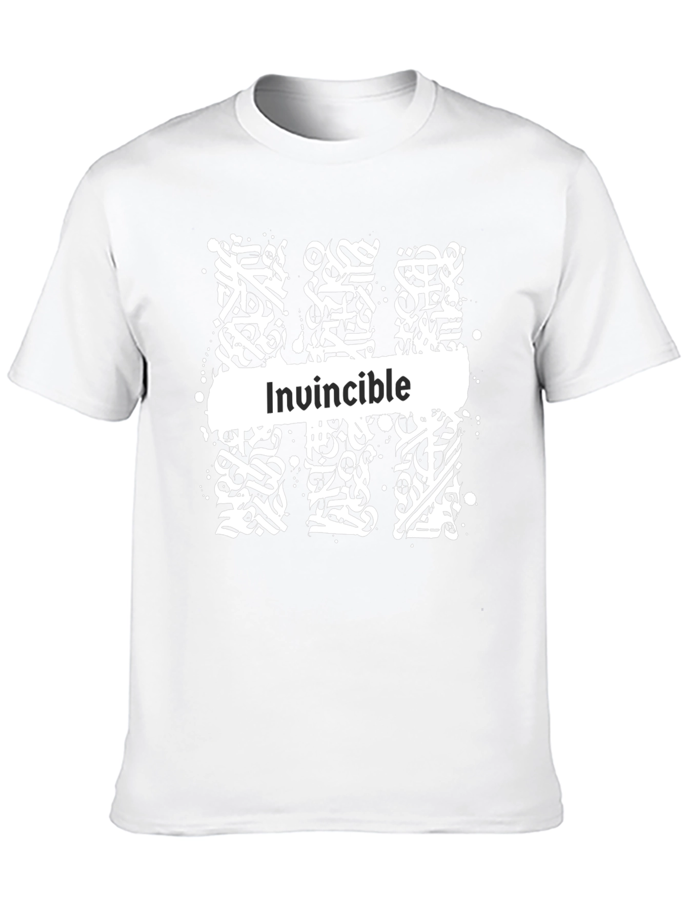 Invincible Graphic Print Black T-Shirt