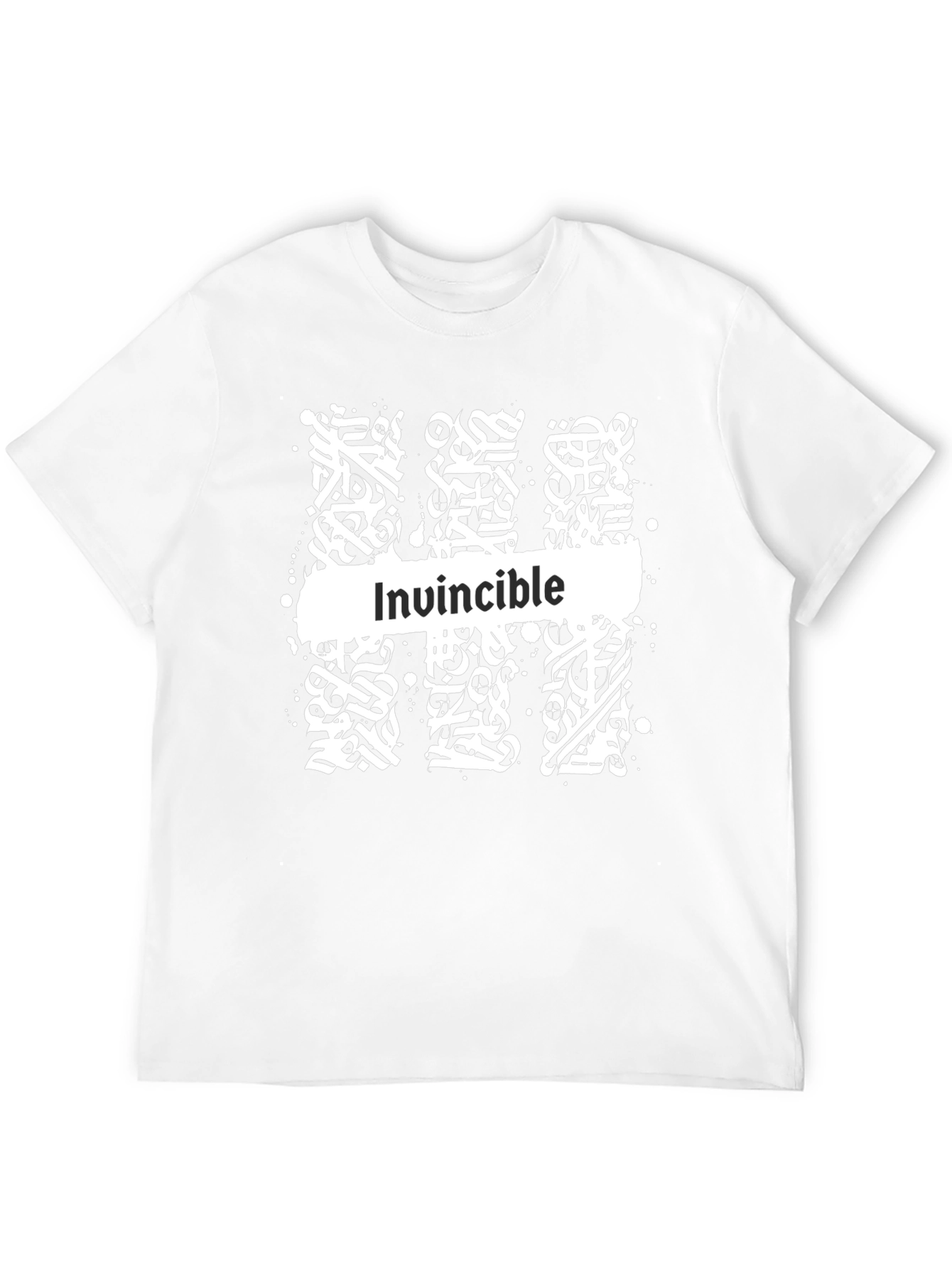 Invincible Graphic Print Black T-Shirt