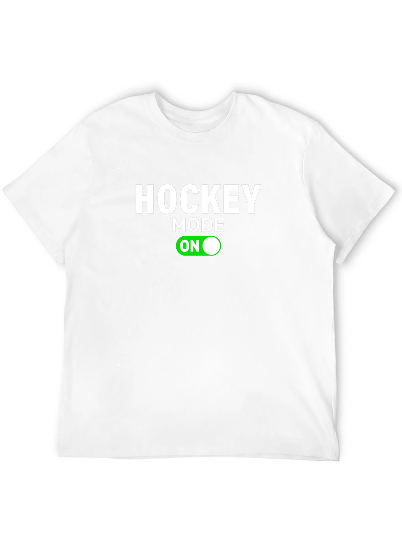 Hockey Mode ON Black T-Shirt