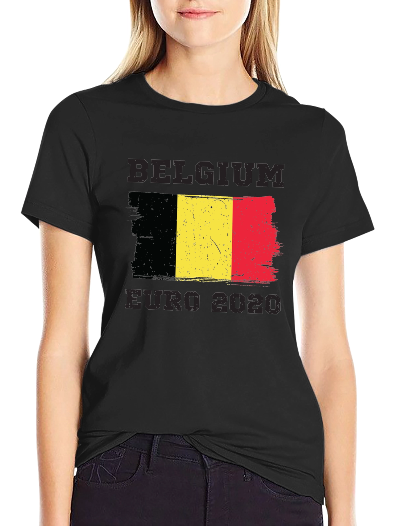 Belgium Euro 2020 Flag T-Shirt