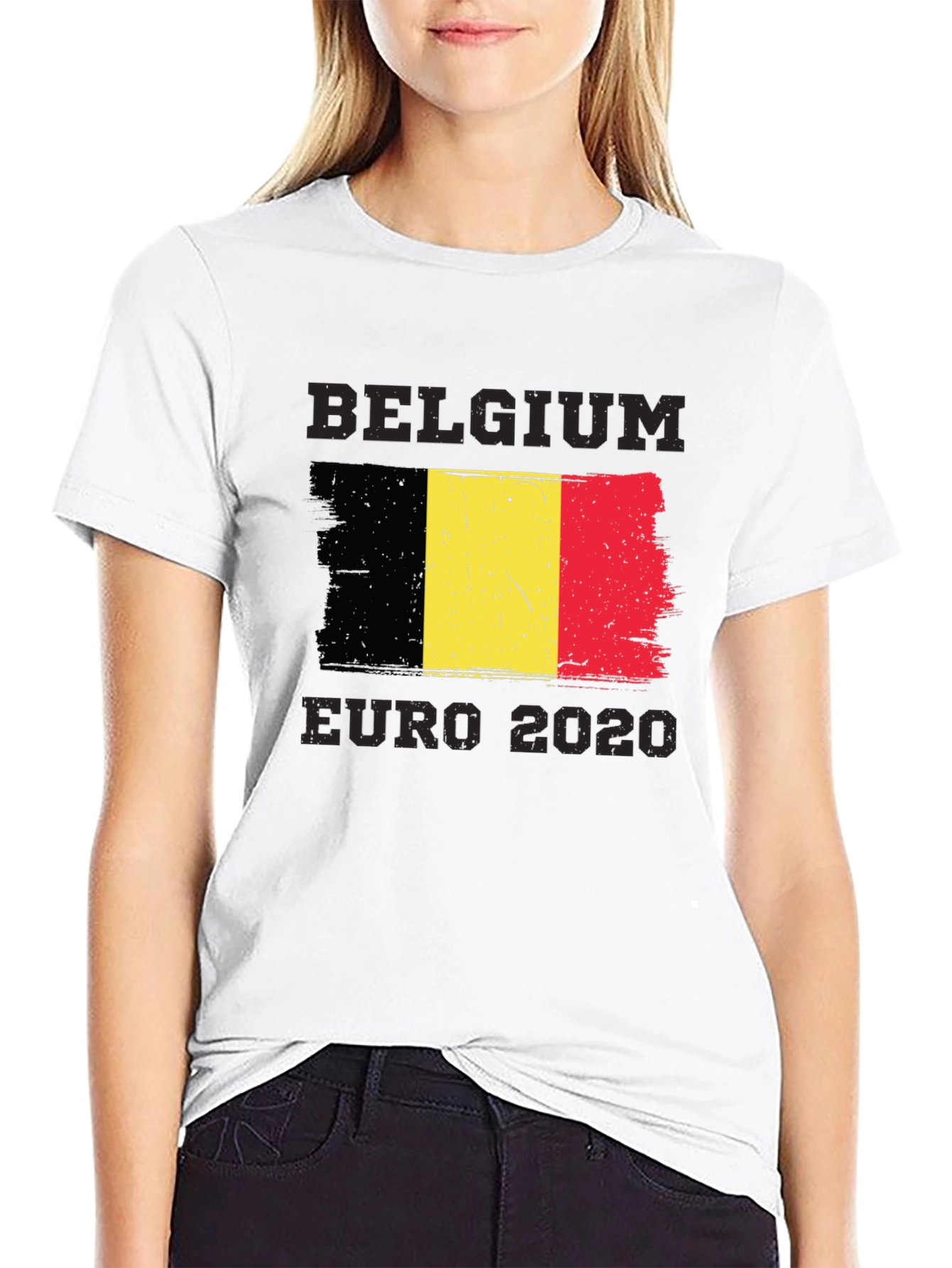 Belgium Euro 2020 Flag T-Shirt