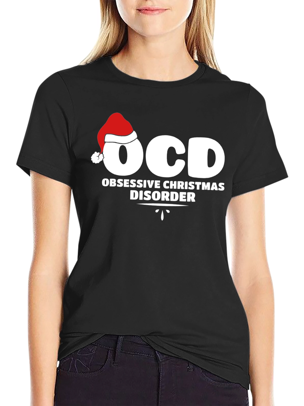 OCD Obsessive Christmas Disorder Graphic T-Shirt