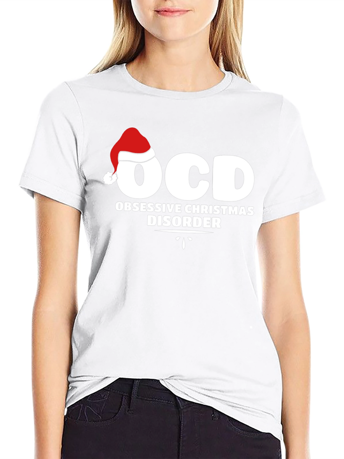 OCD Obsessive Christmas Disorder Graphic T-Shirt