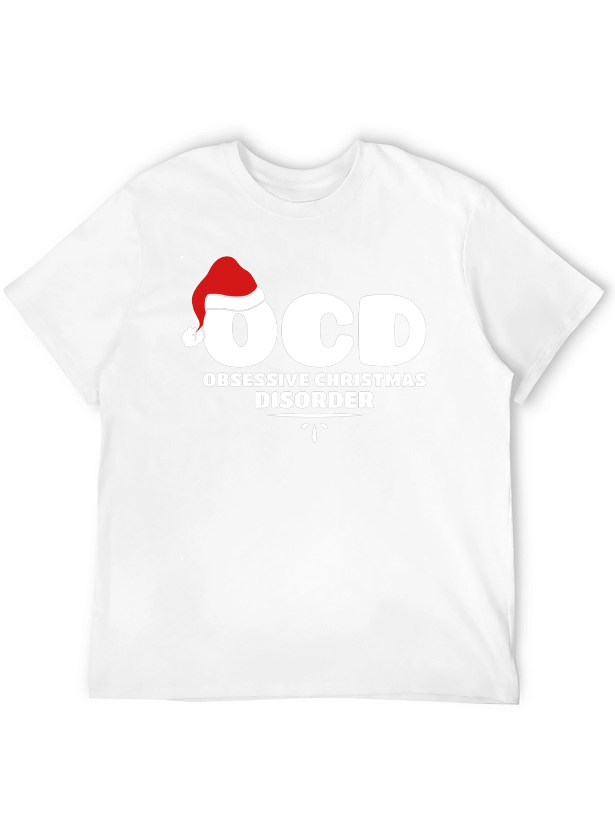 OCD Obsessive Christmas Disorder Graphic T-Shirt