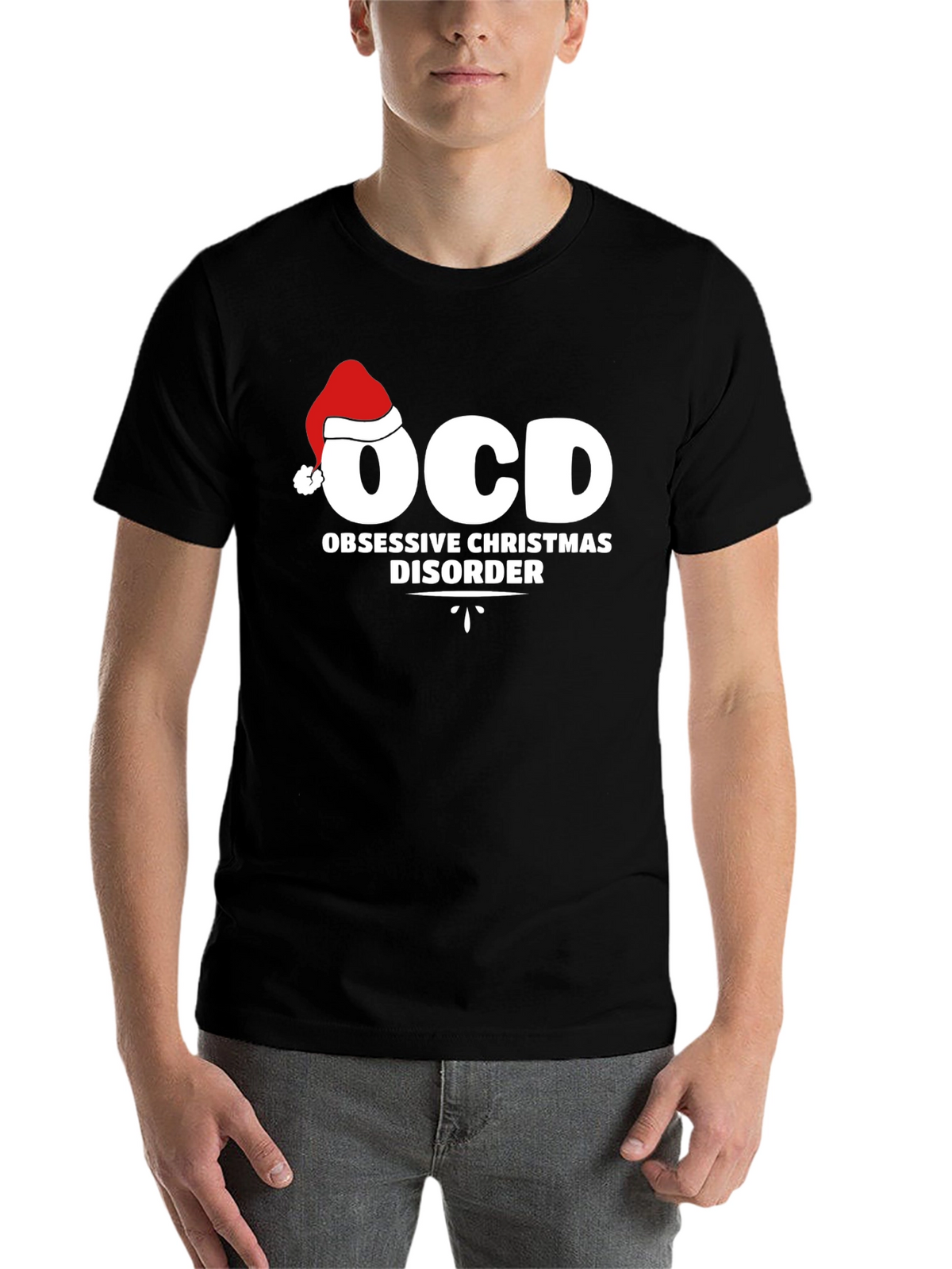 OCD Obsessive Christmas Disorder Graphic T-Shirt