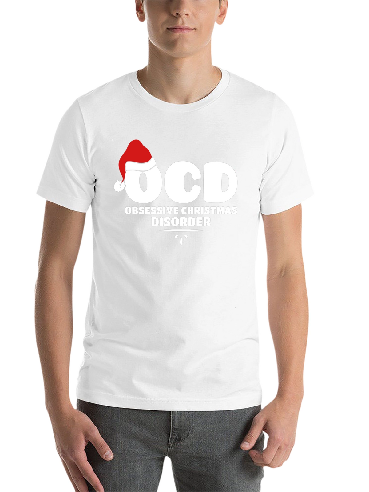 OCD Obsessive Christmas Disorder Graphic T-Shirt
