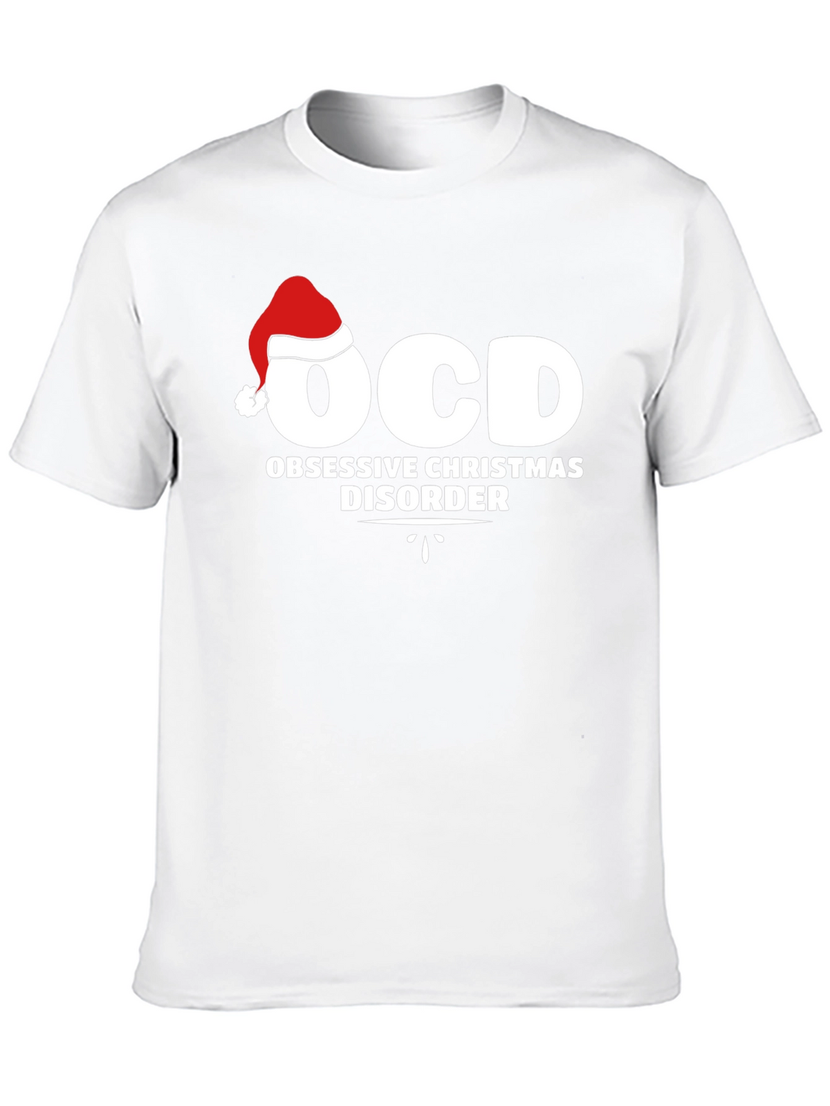 OCD Obsessive Christmas Disorder Graphic T-Shirt