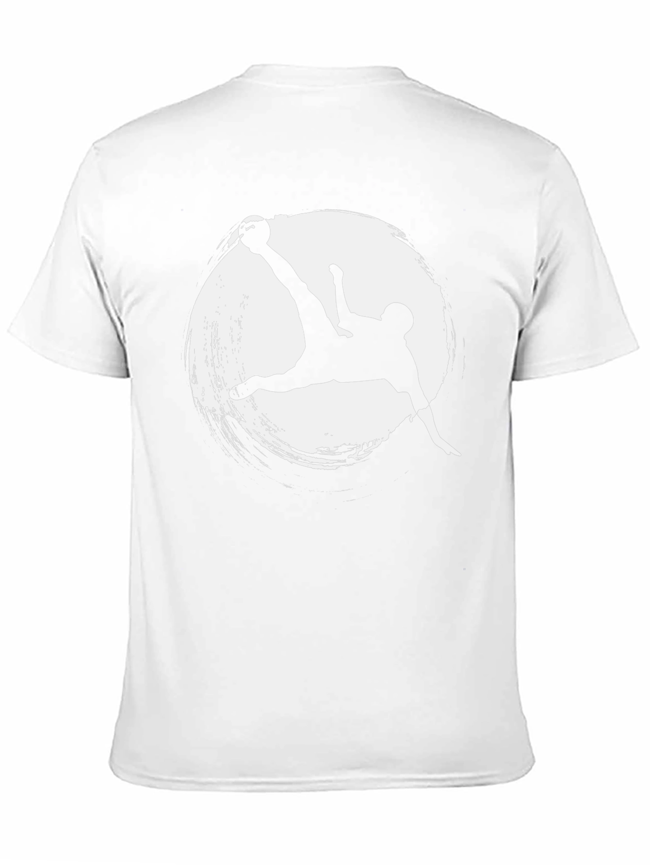 Soccer Kick Graphic Tee - Stylish Mens Black T-Shirt