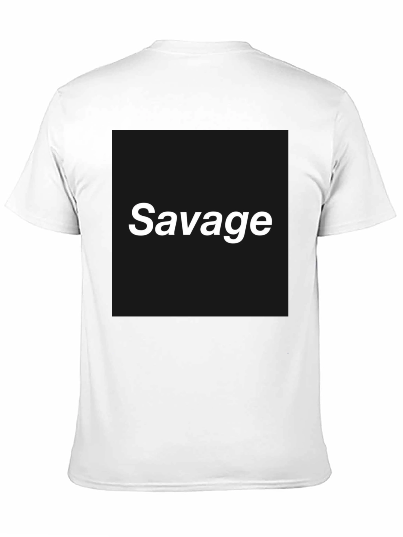 Savage Graphic Tee - Bold Black T-Shirt