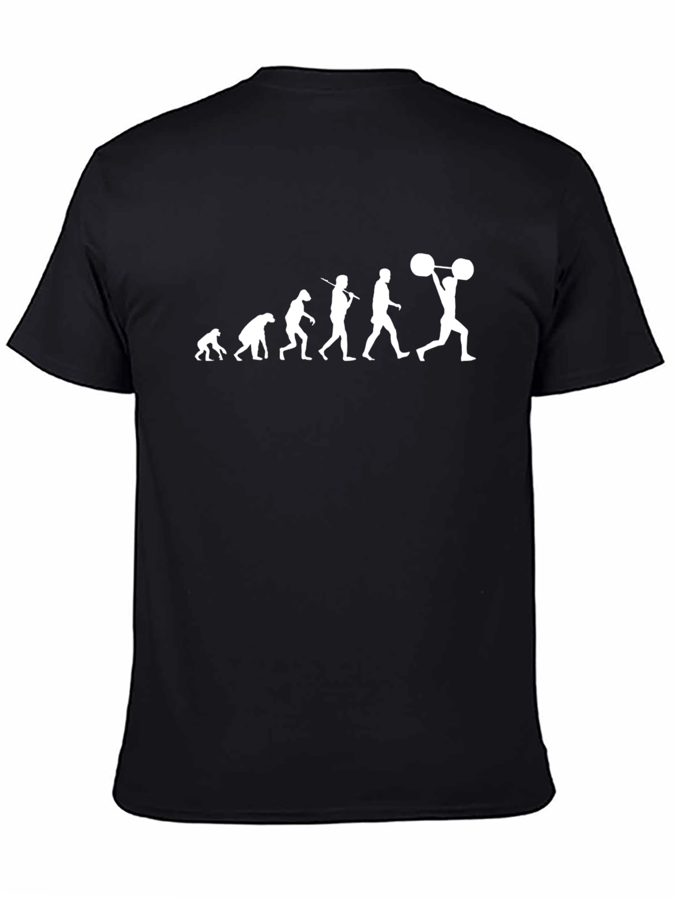 Evolution of Weightlifting Black T-Shirt