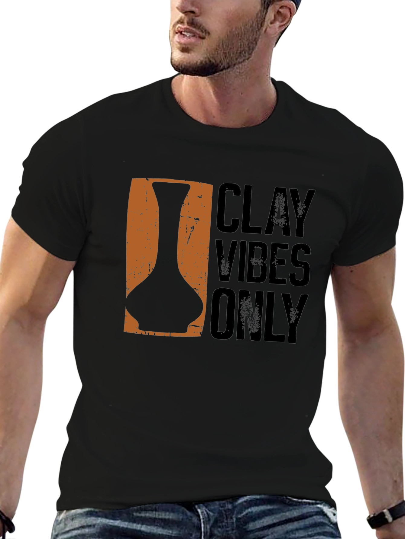 Clay Vibes Only Graphic T-Shirt