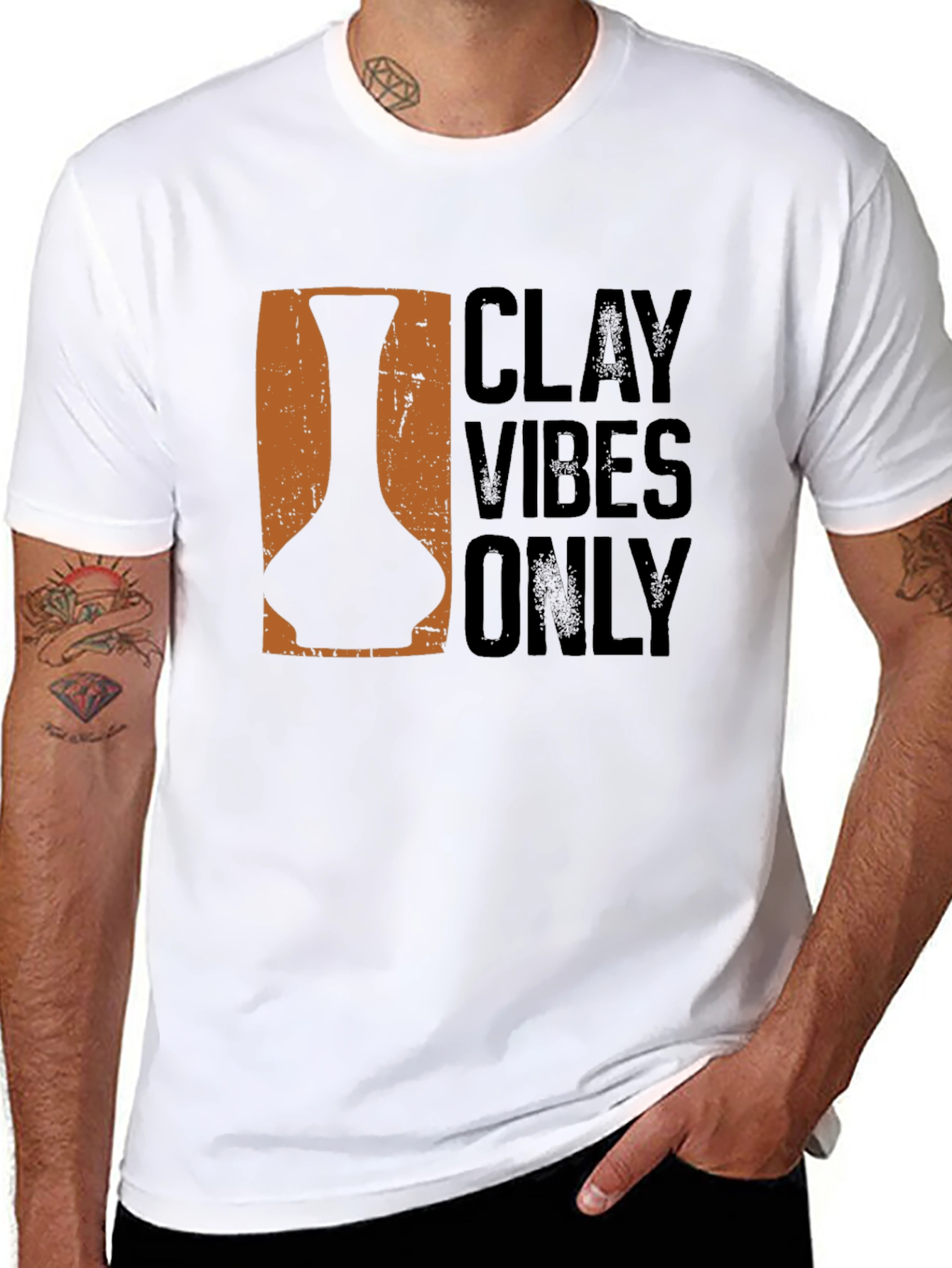 Clay Vibes Only Graphic T-Shirt