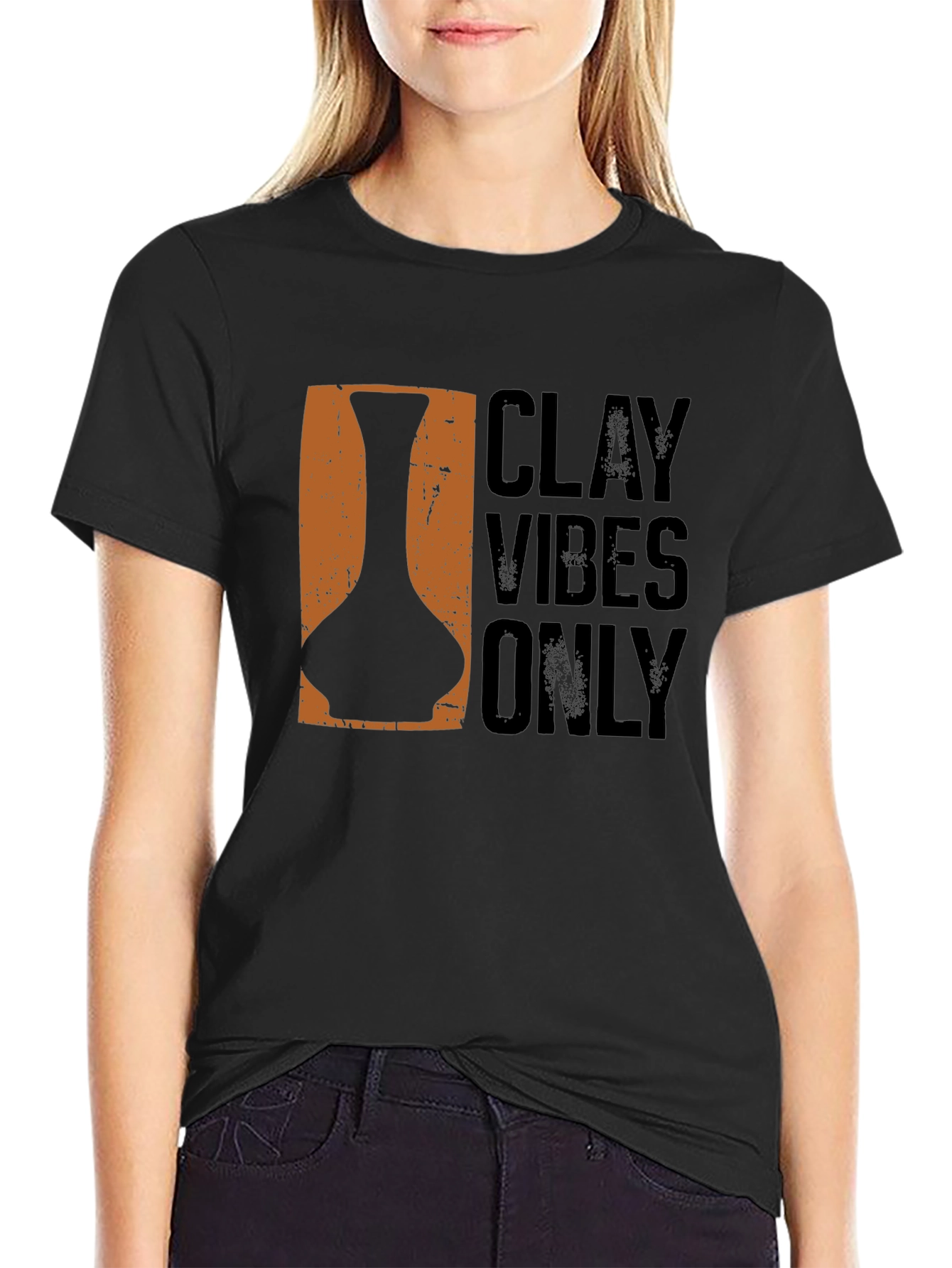 Clay Vibes Only Graphic T-Shirt