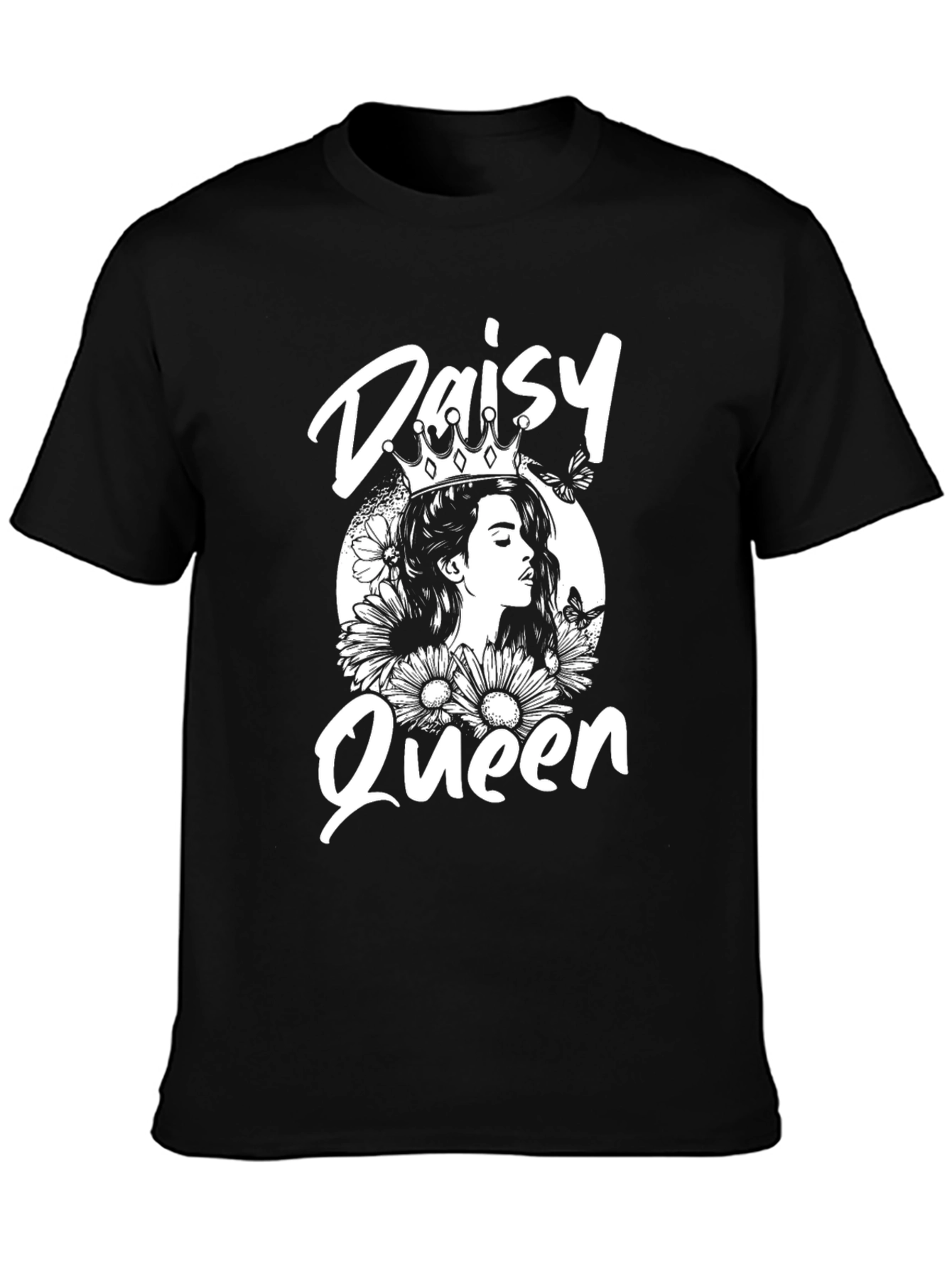 Daisy Queen Graphic Tee - Black T-Shirt